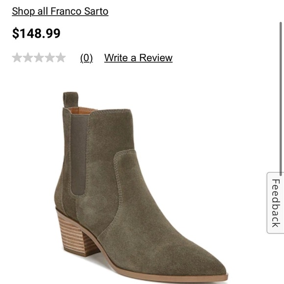 FRANCO SARTO Sager bootie SZ 7 - Picture 7 of 10